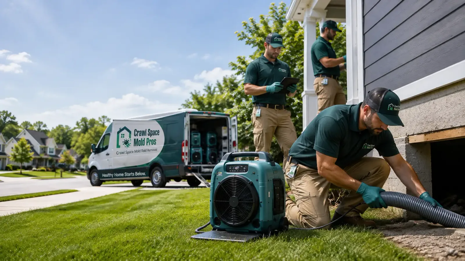Crawl Space Mold Removal in Rush City, MN